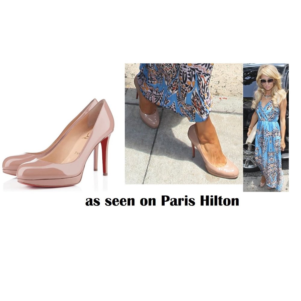 Christian Louboutin New Simple 100mm Pumps (as seen on Paris Hilton)
